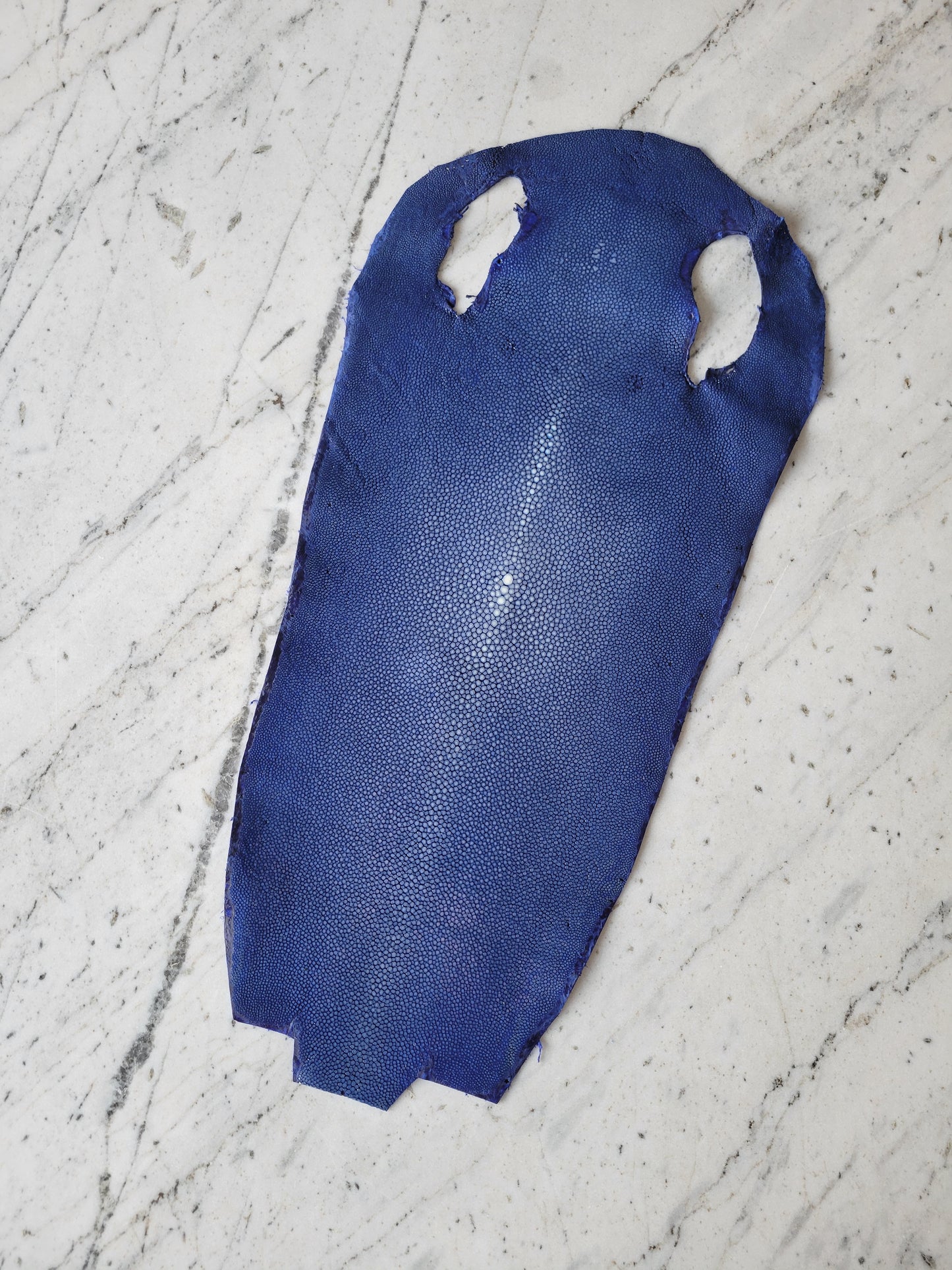 Stingray Leather - Royal Blue Polished